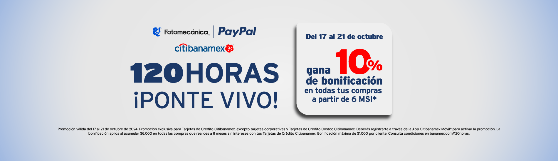 120 HORAS PONTE VIVO PAYPAL Y CITIBANAMEX DESKTOP