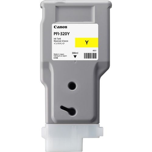 Canon Cartucho de tinta PFI-320 Y Amarillo (300ml) compatible con imagePROGRAF Serie TM