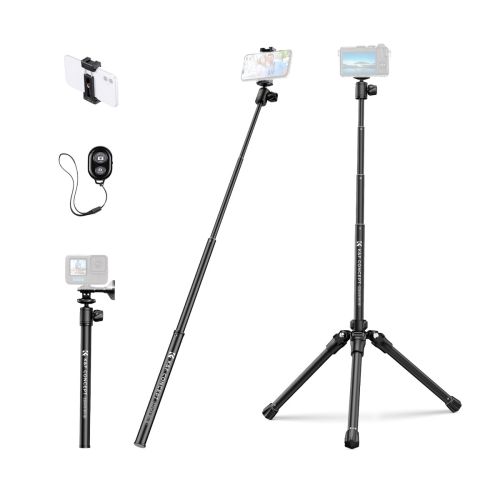 Tripie Selfie Stick 2 en 1 K&F Concept con Control Remoto
