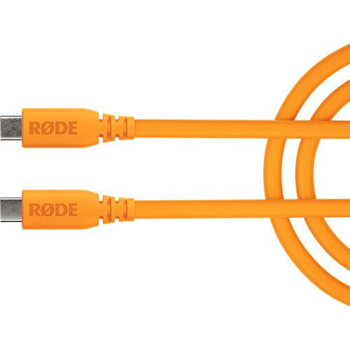 Cable de Alta Calidad RODE SC17 USB-C a USB-C NARANJA  Longitud de 1,5mts