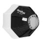 Softbox plegable Godox para linterna ML100Bi (ML-CS30 30cm - Montura Godox)