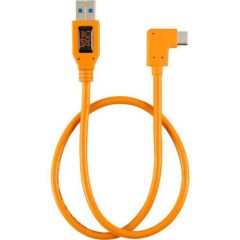 Cable adaptador Tether Tools en ángulo recto USB 3.0 tipo A a C TetherPro de 20" (50cm)