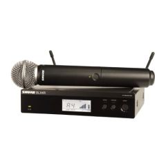 Sistema Inalámbrico Shure BLX24R con Micrófono de mano SM58-K12