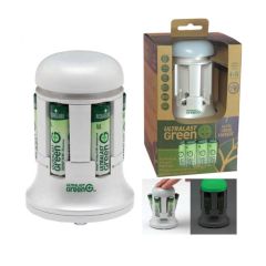 Cargador Ultragreen C/4 Baterías AA 1.25V 2100MAH