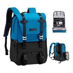 Mochila Backpack K&F Concept Beta 20L V7 con Funda Impermeable Azul (KF13.087AV7)