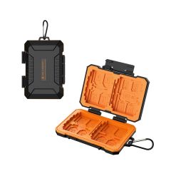 Mini Estuche K&F Concept Rígido con 25 ranuras para Tarjetas de memoria SD/CF/XQD/SIM Anti-Shock