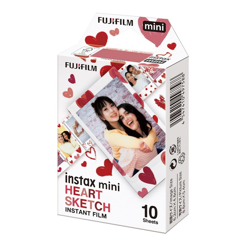 Fujifilm Instax Mini Papel fotográfico, 10 hojas, 4 modelos distintos