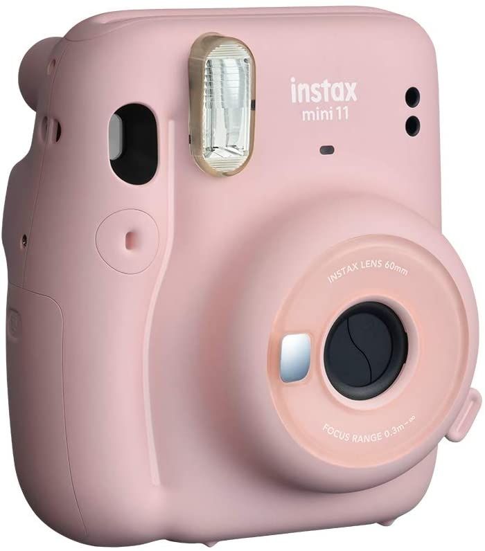  Fujifilm Cámara instantánea Instax Mini 11 con funda, álbum y  más accesorios (rosa rubor) : Electrónica