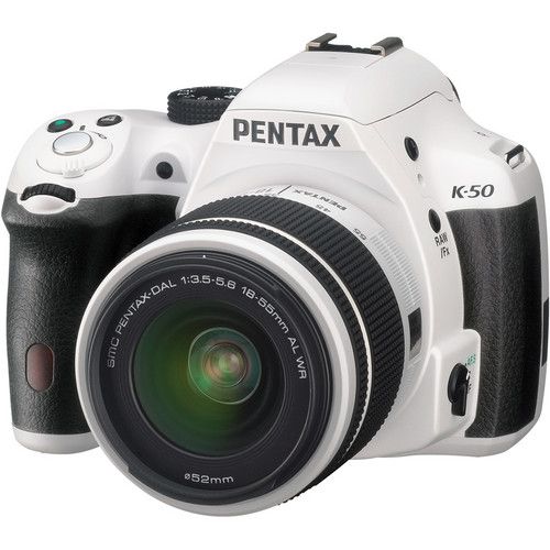 Personas mayores Memorándum A rayas Pentax K-50 Kit Con Lente 18-55mm Blanco - Fotomecánica