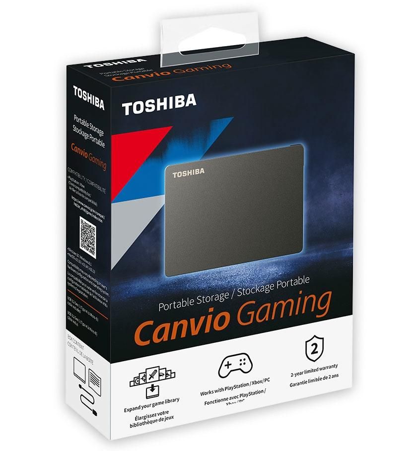 Tormento Red construcción Disco Duro Externo Toshiba Canvio Gaming PC PS XBOX Negro 2TB USB 3.2 -  Fotomecánica