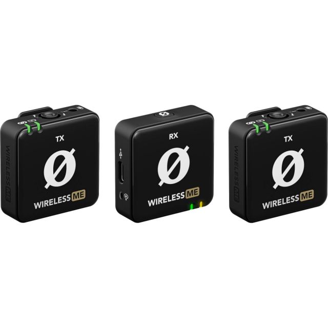 Wireless ME Kit de Sistema para Micrófono Inalámbrico Compacto Dual Black