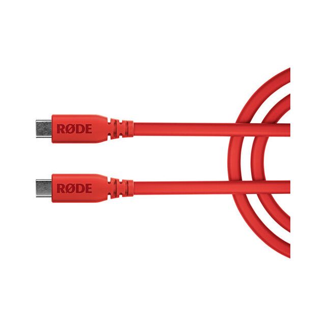Cable de Alta Calidad RODE SC17 USB-C a USB-C ROJO Longitud de 1,5mts